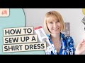 Make a Shirt Dress Today | NewLook 6651 Sewalong