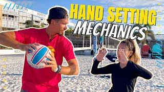 Volleyball Tips | Sneak Peek Inside a Private Lesson on Hand Setting Mechanics