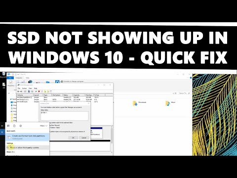 SSD not showing up Windows 10 – Activate SSD in 1 minute in Windows Explorer