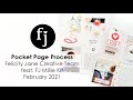 Pocket Page Process | Felicity Jane Creative Team | Everyday Pages feat FJ Millie Kit