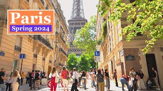 Paris, France 🇫🇷  - HDR walking tour in Paris | Paris 4K HDR 60 fps |  Paris 2024