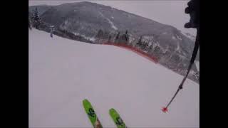 Feldberg FIS Abfahrt auf unpräparierter Piste (16.01.2021)