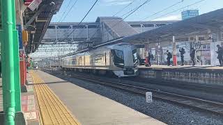 500型 春日部駅通過＆到着