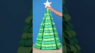 Craft your own Christmas tree with this paper DIY project🎄