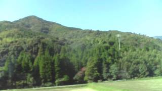 薩摩町役場→宮之城→出水へ20131123（２）　川内川・紫尾山