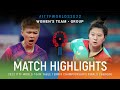 Highlights | Chen Szu-Yu (TPE) vs Jieni Shao (POR) | WT Grps | #ITTFWorlds2022