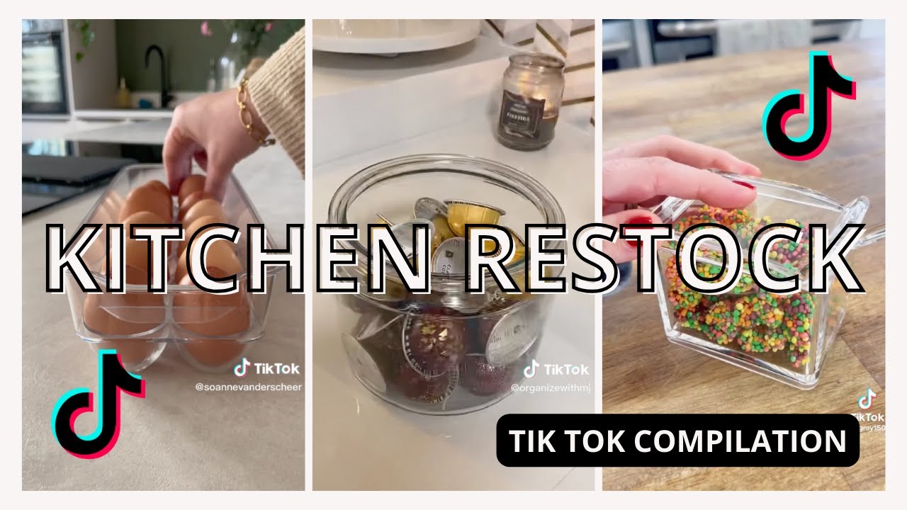 Kitchen Restocks Refill 66 Asmr Youtube