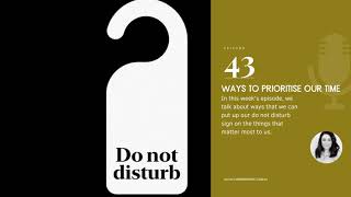 43. Ways to prioritise our time