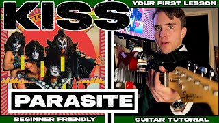 Parasite by KISS || FULL Beginner Guitar Tutorial || Guitar Tab || Your 1st Lesson ||