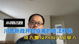 川普行政命令驱赶非法移民，或大量反向涌入加拿大