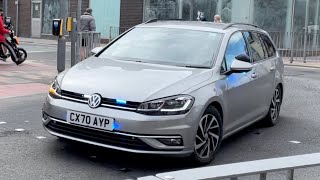 *DRIVER-TRAINING* UK North Wales Heddlu Police - Unmarked 2020 Volkswagen Golf Estate DTU Responding