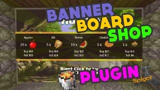 Minecraft Plugin Tutorial: BannerBoard Shops