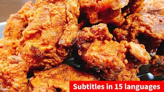 400万再生大人気レシピ♪『世界一美味い唐揚げ』The best Japanese Fried Chicken in the world 프라이드 치킨 炸鸡 먹방 モッパン SUB Karaage