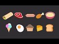 Food Animated Icons Stock Motion Graphics