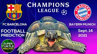 Barcelona vs Bayern Munich ⚽ UEFA Champions League 2021/22 🐢 Turtle Football Predictions