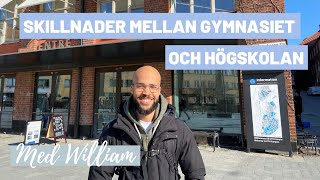 Skillnader mellan gymnasiet och högskolan med William | KTH Student