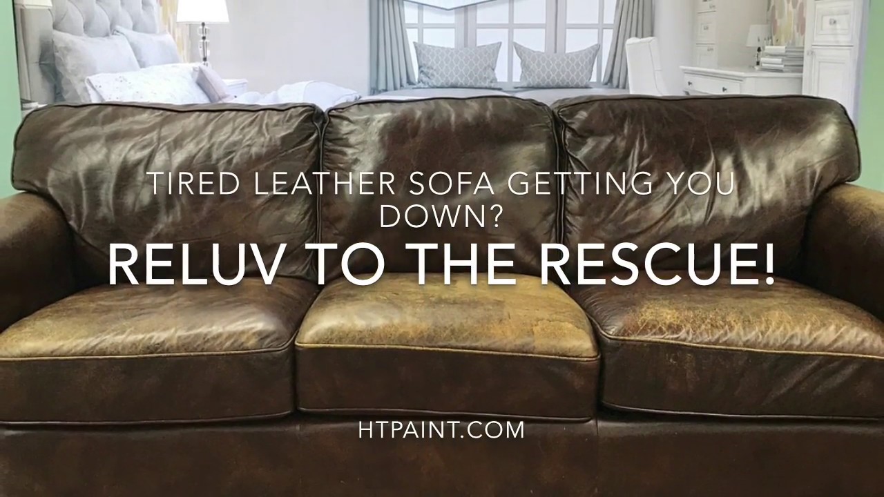 RELUV To The RESCUE To Restore Faded Leather Upholstery! - YouTube