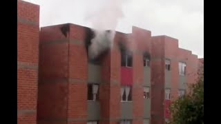 Incendio consumió un apartamento con cuatro niños en su interior | Noticias Caracol