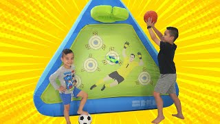 Inflatable Soccer Basketball Challenge Fun CKN