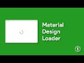 Material Design Loader Preloader Animations only with HTML & CSS - Live Coding | EL Creative Media