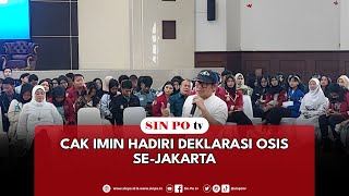 Cak Imin Hadiri Deklarasi OSIS Se-Jakarta