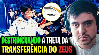 🚨 TUDO SOBRE A TRANSFERÊNCIA DO ZEUS NA LCK! TEM COISA GRANDE POR TRÁS? TOCKERS REAGE E COMENTA