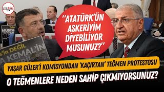 Milli Savunma Bakanı’nın yüzüne şok teğmenler protestosu: Yaşar Güler komisyondan resmen kaçtı!