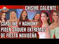 CAROLINE Y NAHIONY PIDEN SAQUEN EXTREMAS DE FIESTA NAVIDEÑA Y VUELVEN A TELEMICRO EN FEBRERO