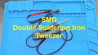 SMD Double Soldering Iron Tweezer | Desoldering Iron | How to make SMD Soldering Tweezer Iron