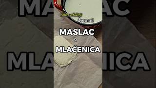 Kako napraviti DOMAĆI MASLAC i MLAĆENICU od jednog sastojka - jednostavan recept 🔥 #maslac