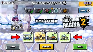 HILL CLIMB RACING 2 - 50000 POINTS SUMMERTIME SPRINT GAMEPLAY