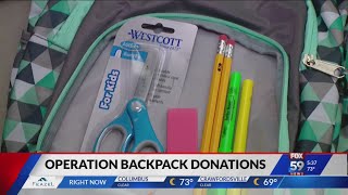 Operation Backpack Donation