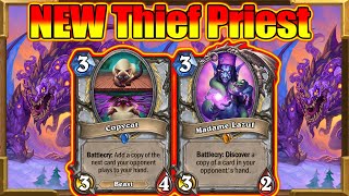 Copycat Is OP! New Thief Priest Obliterates Enemies! My Metabreaker Mini-Set Wild Deck | Hearthstone