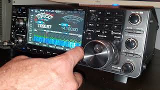 Icom IC-7610 | Listening 40 Meterband on weekend | 01 September 2023