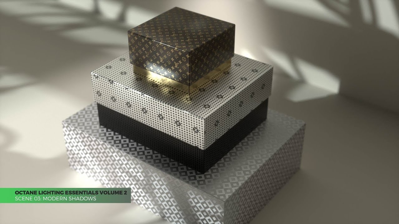Octane Lighting Essentials Volume 2 Scene 03 Modern Shadows Youtube