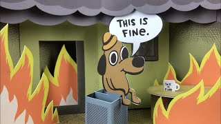 This is fine Pop-up card (final version)