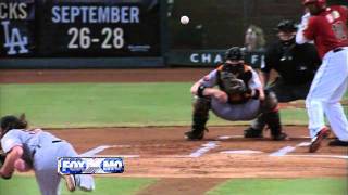 2011/09/25 Upton hit by pitch in head