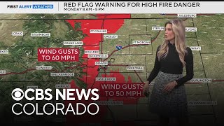 Warm, sunny with record breaking temperatures for Denver