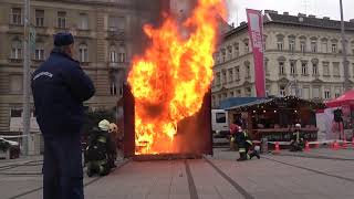 BEMUTATÓ | lakás kigyulladása, tűzoltás | Westend