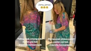 Kenakan daster saat di rumah, Aurel Hermansyah ditertawakan Ashanty ngakak sampai pecah