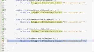 Java Graphics Tutorial 4 - Color panels