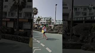 Costa Teguise lanzarote promenade!