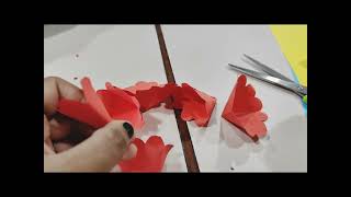 Paper flower #art #twidant #diy #diycrafts #craftideas #papercraft #flowers #flowermaking #crafting