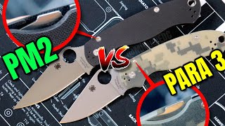 Spyderco PM2 vs Spyderco Para 3 - Which One Should You Buy? | THIS VS THAT