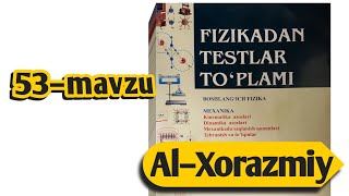 53–mavzu | Ishqalanish kuchi. Tinchlikdagi ishqalanish | Uzoqov fizika to'plam