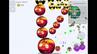 【Agar.io Mobile】深夜の過密鯖Liveと取り合い！