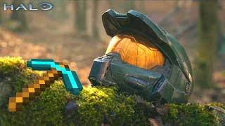 Master Chief Literally Playing MINECRAFT in Halo TV Show (Halo Meme by SpartanMatt117)