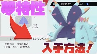 【ポケモン剣盾】夢特性ドヒドイデ入手方法！これ厳選すればまちがいなし！【ポケモンソードシールド】スイッチ