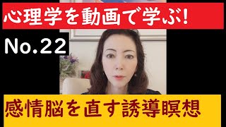 [心理学オンライン講座]心理学を「自分革命」で学ぶ！　その22　誘導瞑想を使う修正法