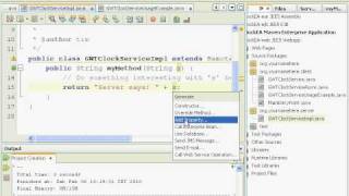 Creating a Maven based Java Enterprise Application with GWT